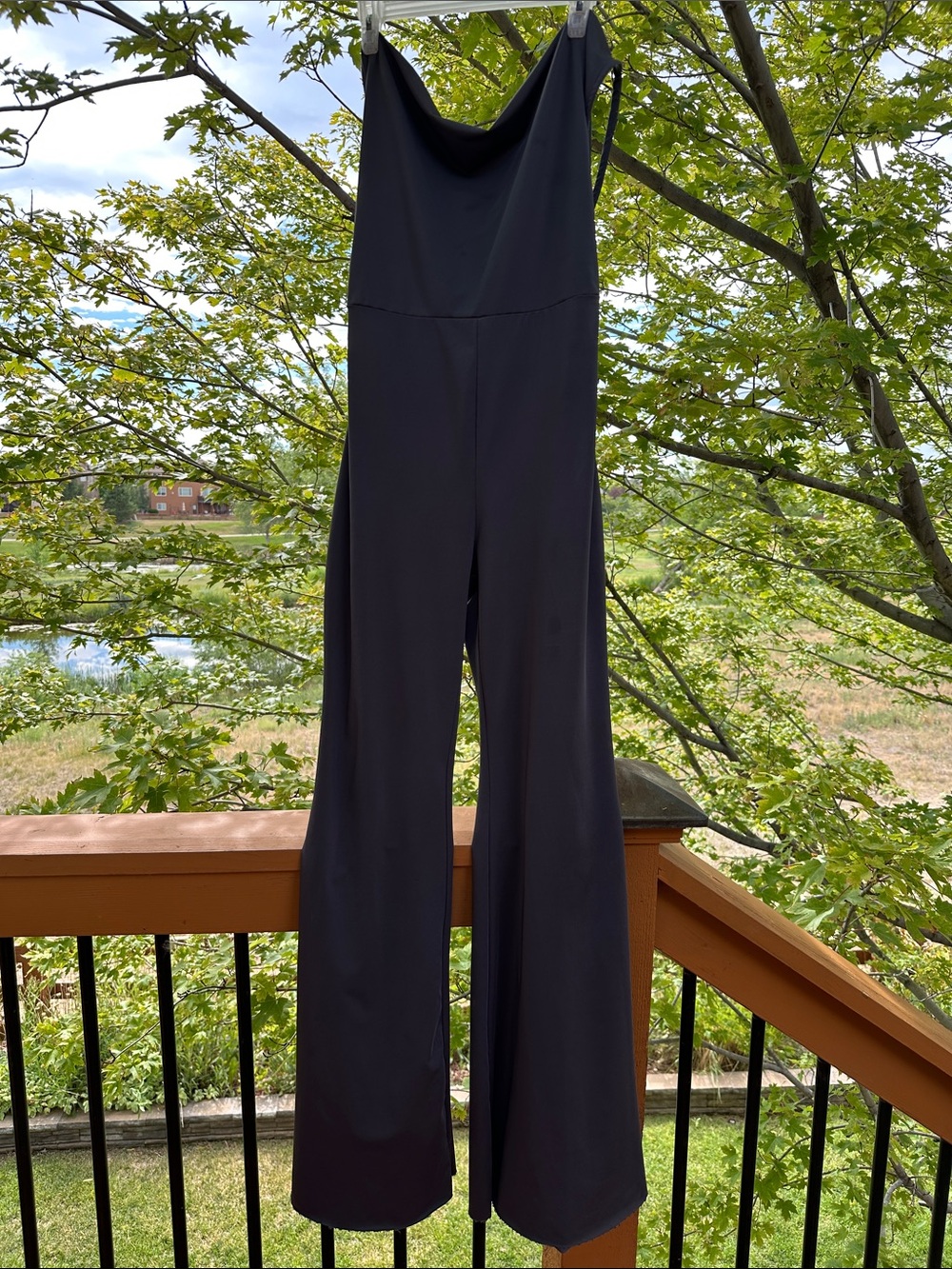 Jumpsuit Flare leg jumpsuit [grey]